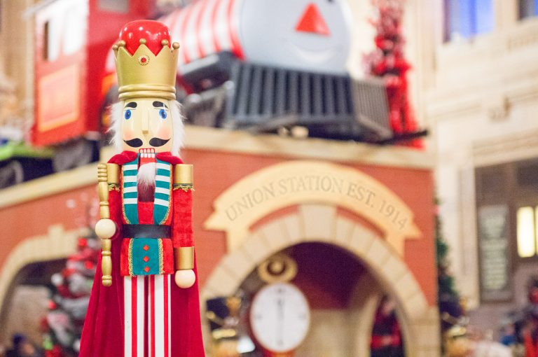 Photo of a nutcracker at Union Station