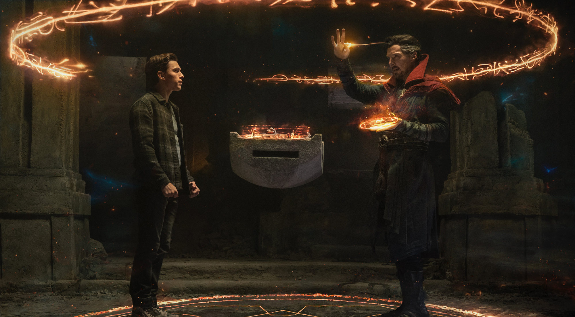 Image of Peter Parker and Dr. Strange