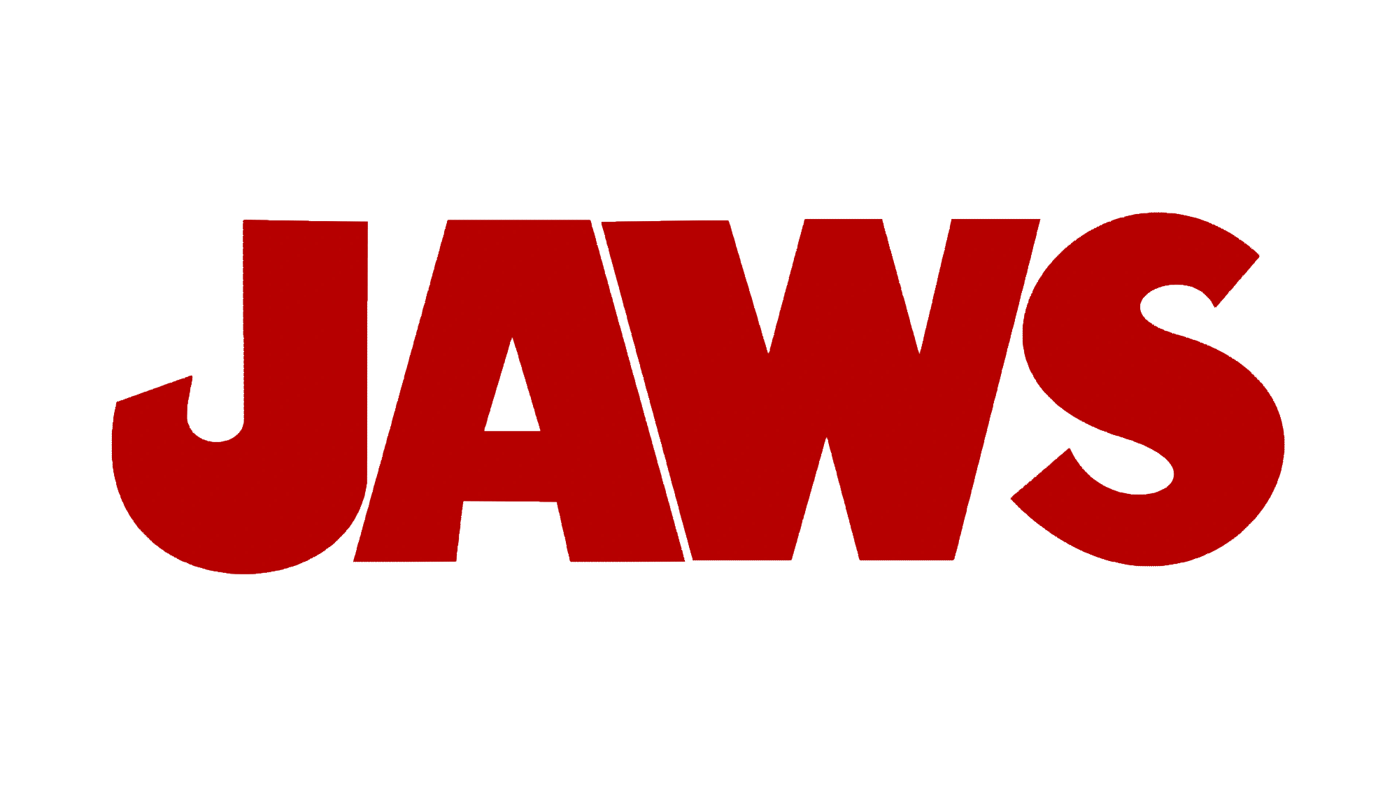 Logo for the movie Jaws