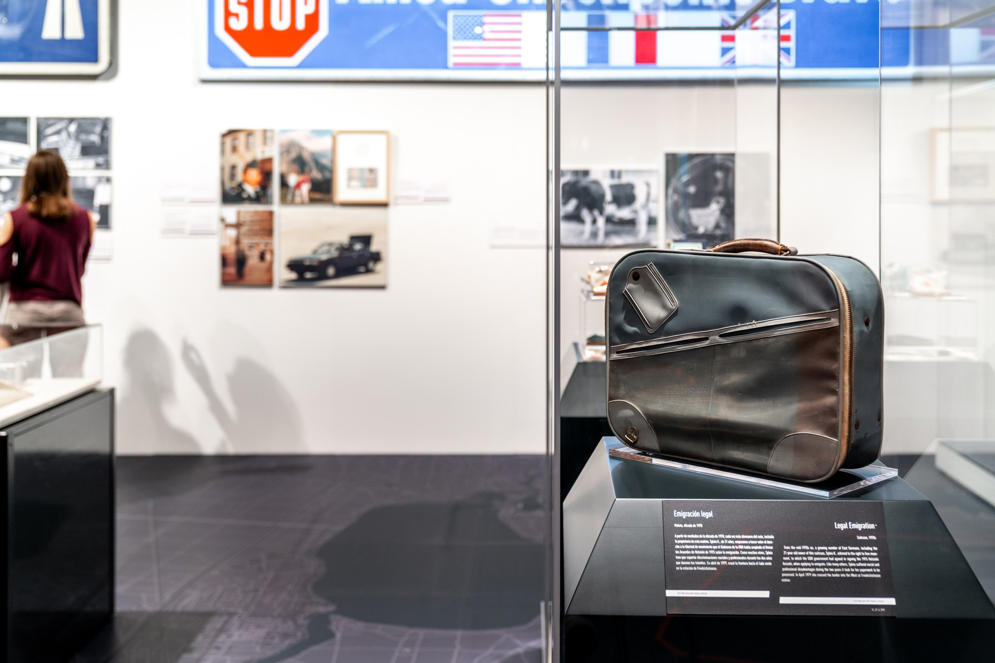 Personal effects from a german citizen that are displayed inside of The Berlin Wall. A World Divided.