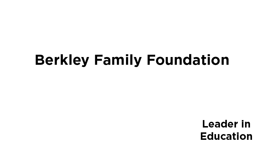 Logo for the Berkley Family Foundation, a leader in education sponsor for The Berlin Wall. A World Divided.