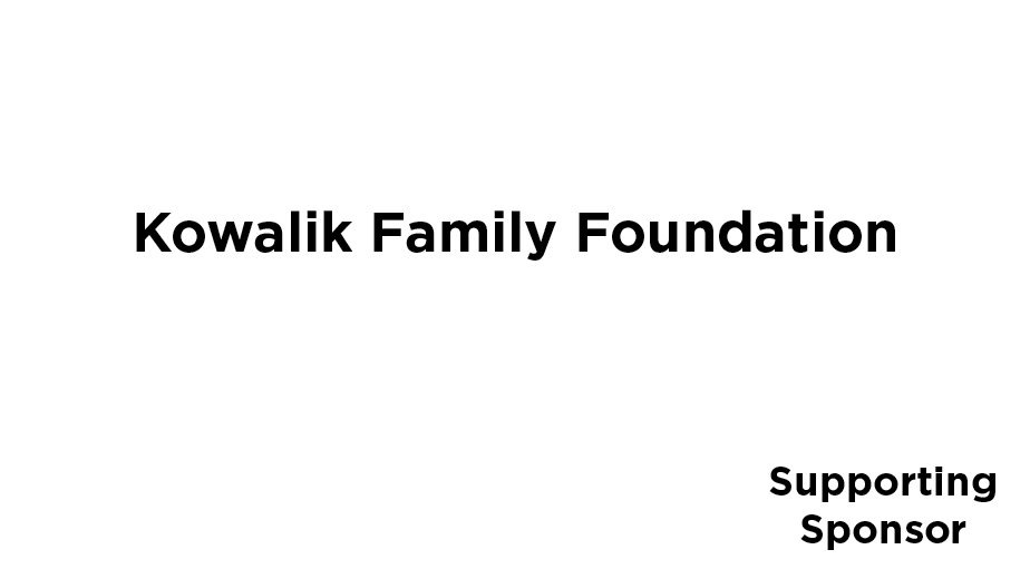 Logo for the Kowalik Family Foundation, supporting sponsor for the Berlin Wall.
