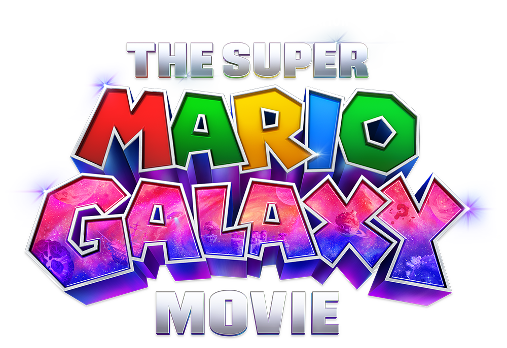 Logo for The Super Mario Galaxy Movie.