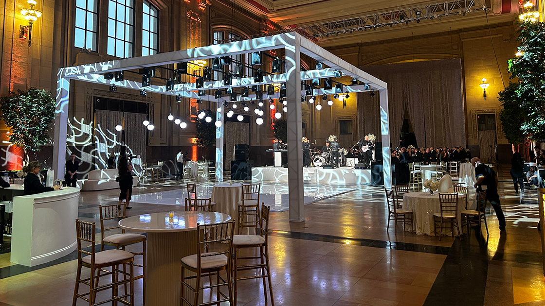 Grand Plaza set-up with a dance area.