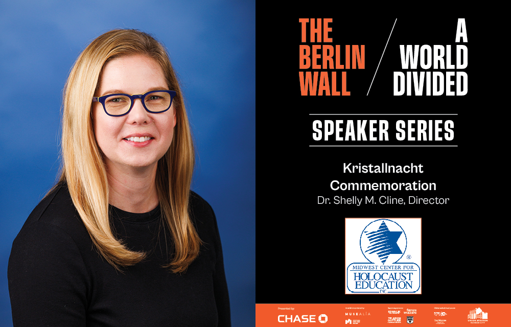 Promotional Image for Shelly Clines presentation, "Promise and Destruction: The Duality of November 9th in German History"